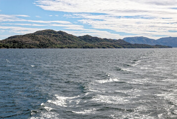 Mount Martial from Beagle Channel - Tierra del Fuego - Argentina