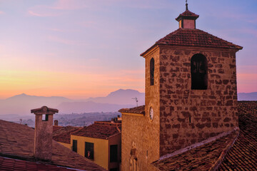 Fototapeta premium Sunrise in rural areas