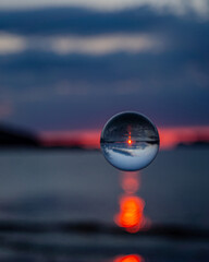 Lensball Scenic Sunrise at Talmine - Scotland