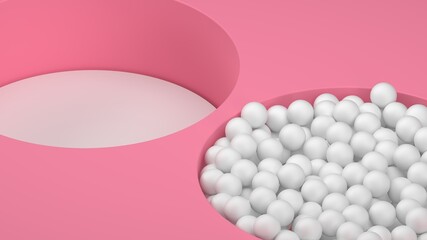 background wallpaper pink  abstract valentine's day 3d render