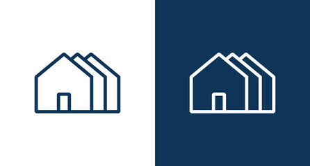 House outline icon illustration isolated vector sign symbol
