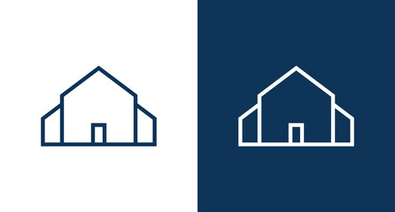 House outline icon illustration isolated vector sign symbol