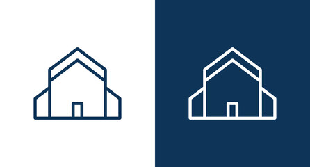 House outline icon illustration isolated vector sign symbol