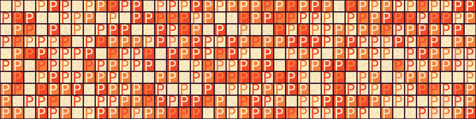 Abstract Geometric Pattern generative computational art illustration