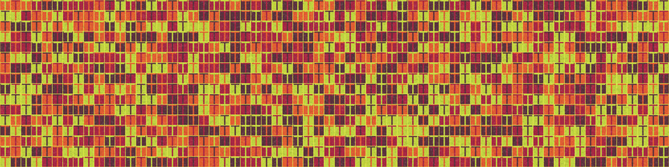 Fototapeta premium Abstract Geometric Pattern generative computational art illustration