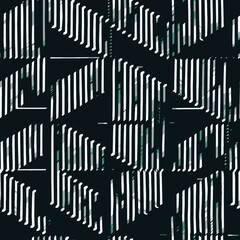 Vector architecture, geometric  modern seamless pattern  background.Black and gray  modern texture. Abstract pattern.
