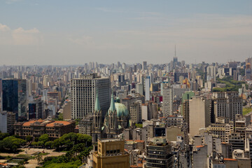 Aerial view Sao Paulo 