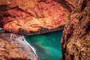 beach in madeira portugal 
