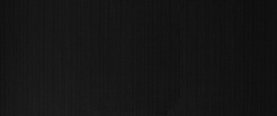 Panorama of Black cotton texture and background seamless or white fabric texture.