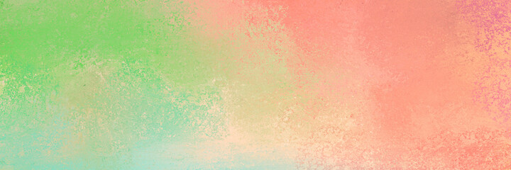 Pastel texture background in Easter colors of pink blue green and coral peach, grunge texture in spring design, colorful paper or wall paint