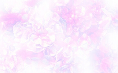 Tekstura z kwiatowym motywem w odcieniach jasnego fioletu, różu i bieli, wzór przeznaczony do druku na tkaninie, tapecie, ozdobnym papierze, płytkach ceramicznych.