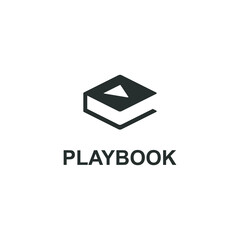 Fototapeta premium playbook logo