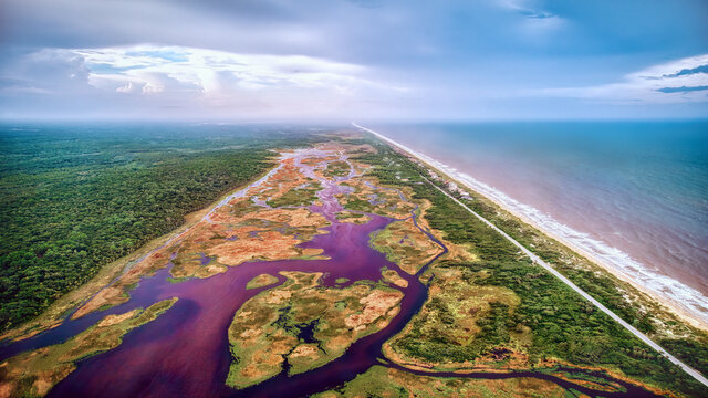Aerial View of Guana River Wildlife Preserve