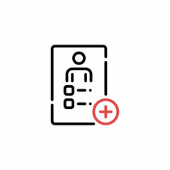 Add Resume Outline Icon, Logo, and illustration