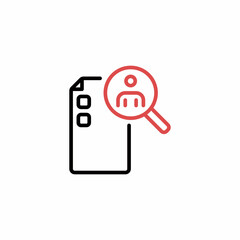 resume job service recruitment infographic recruitment Outline Icon, Logo, and illustration