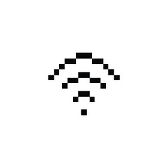 wi fi  icon vector pixel wifi 