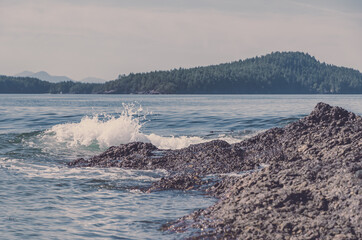 Coastal view on Pender Island