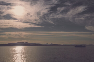 Ocean view from the ferry
