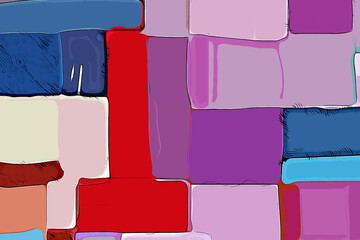abstract square geometric illustration