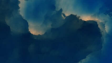 nebula gas cloud in deep outer space