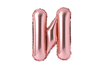 The shiny pink alphabet balloon.