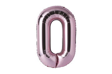 The shiny pink number balloon.