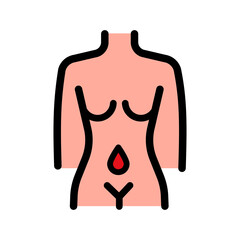 Menstrual period vector icon