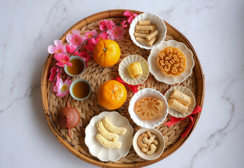Popular Chinese New Year decorations and titbits. Symbolic and Auspicious Items. Chinese characters in ang pow is 