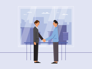 Office vector illustration