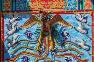 Fototapeta premium Chinese temple and art