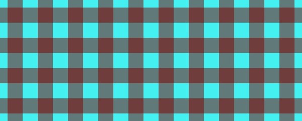 Banner, plaid pattern. Cyan on Maroon color. Tablecloth pattern. Texture. Seamless classic pattern background.