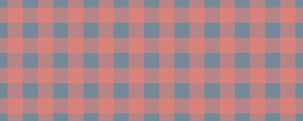 Banner, plaid pattern. Light Slate Grey on Salmon color. Tablecloth pattern. Texture. Seamless classic pattern background.