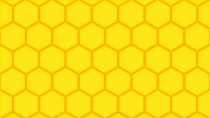 Fototapeta premium Bee's Lair pattern background illustration vector