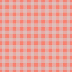 Plaid pattern. Salmon on Light grey color. Tablecloth pattern. Texture. Seamless classic pattern background.