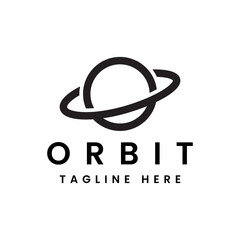 orbit line logo design © kura