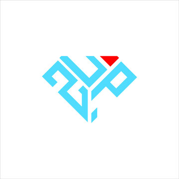 ZUP letter logo creative design. ZUP unique design
