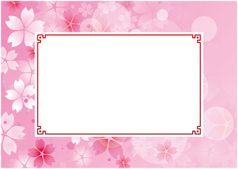 春　桜　花びら　背景
