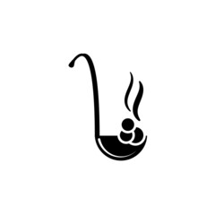 ladle soup icon vector design templates