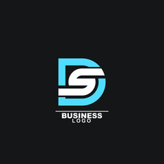 DS logo design vector templates 