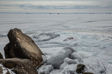 Lake Superior Ice Fishing
