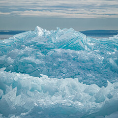 Superior Lake Ice Mountain