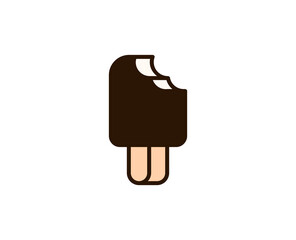 Icecream flat icon. Single high quality outline symbol for web design or mobile app.  Holidays thin line signs for design logo, visit card, etc. Outline pictogram EPS10