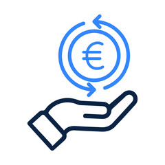 Euro exchange or Currency icon