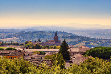 Fototapeta na wymiar View at Perugia, Italy
