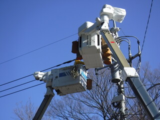 inspection of electric wires　～電線の点検