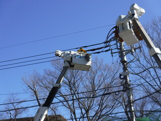 inspection of electric wires　～電線の点検