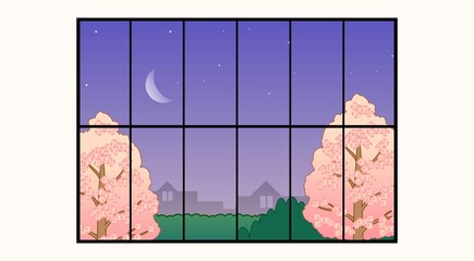 窓の外の景色