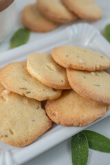 vanilla shortbread cookies