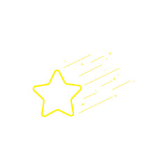star, starry night, falling star, fireworks, twinkle, glow, glitter star, star over christmas, star decoration vector illustration