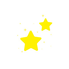 star, starry night, falling star, fireworks, twinkle, glow, glitter star, star over christmas, star decoration vector illustration